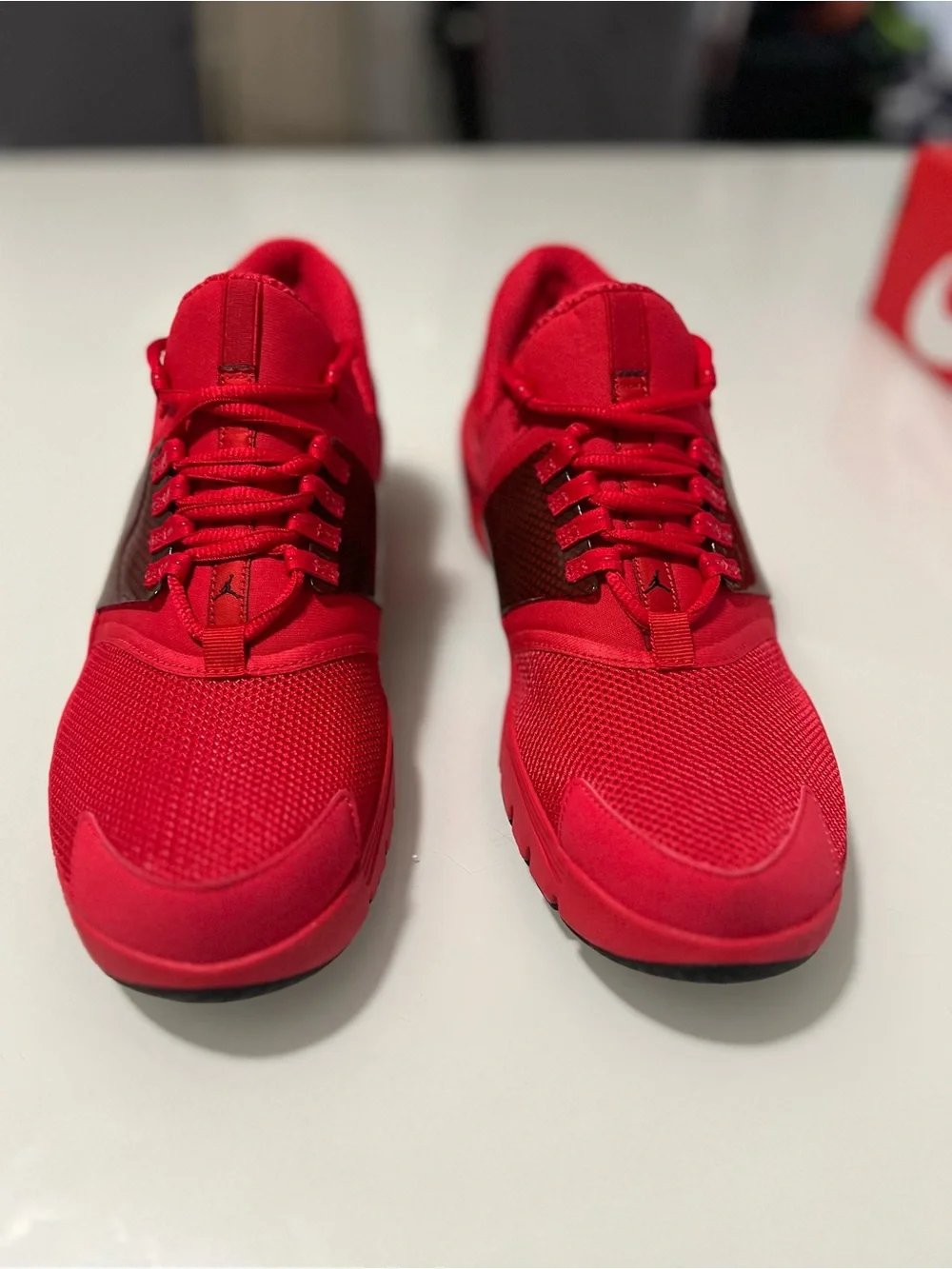 Jordan vibrant red
